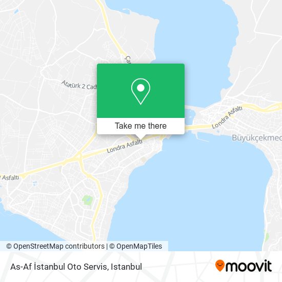 As-Af İstanbul Oto Servis map