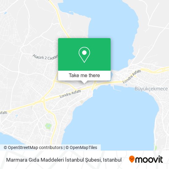 Marmara Gıda Maddeleri İstanbul Şubesi map