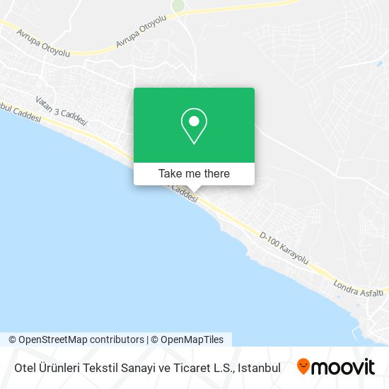 Otel Ürünleri Tekstil Sanayi ve Ticaret L.S. map