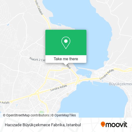Hacızade Büyükçekmece Fabrika map