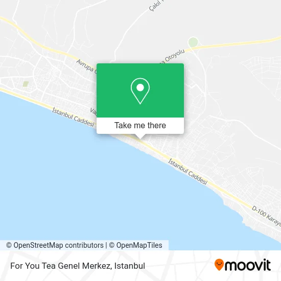 For You Tea Genel Merkez map