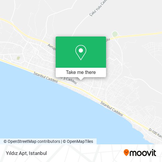 Yıldız Apt map