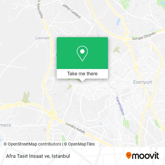 Afra Tasıt Insaat ve map