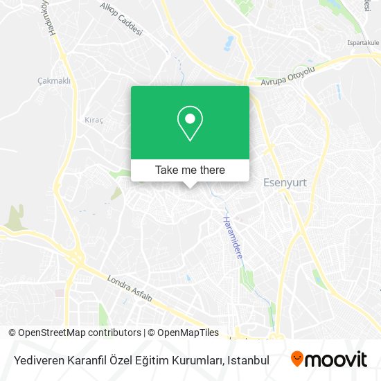 Yediveren Karanfil Özel Eğitim Kurumları map