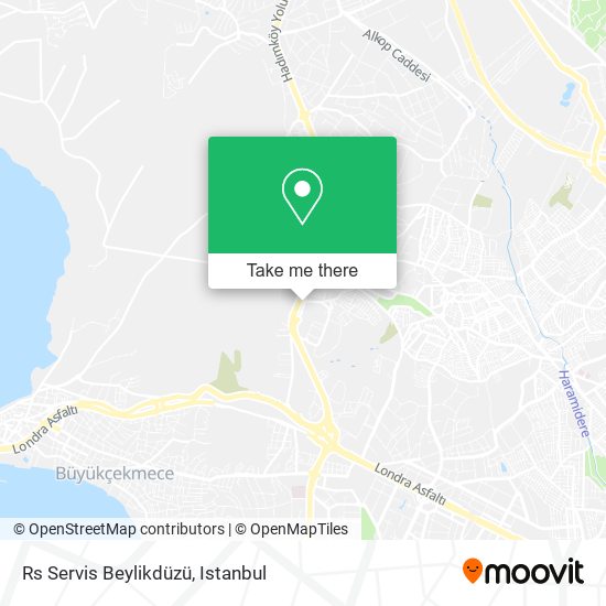 Rs Servis Beylikdüzü map