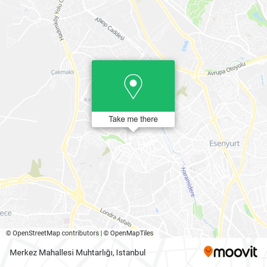 Merkez Mahallesi Muhtarlığı map