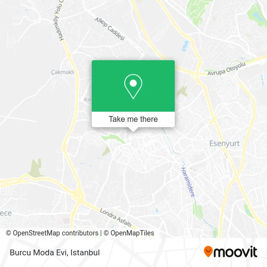 Burcu Moda Evi map