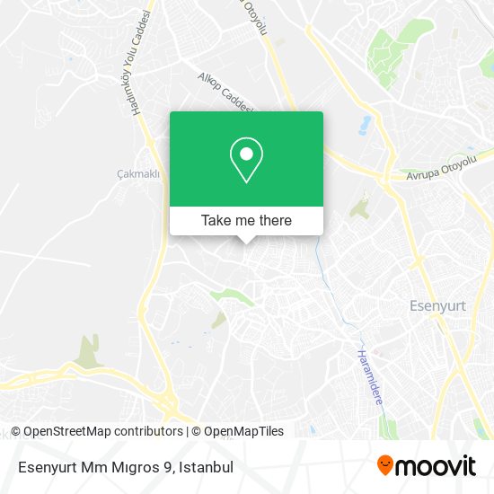 Esenyurt Mm Mıgros 9 map