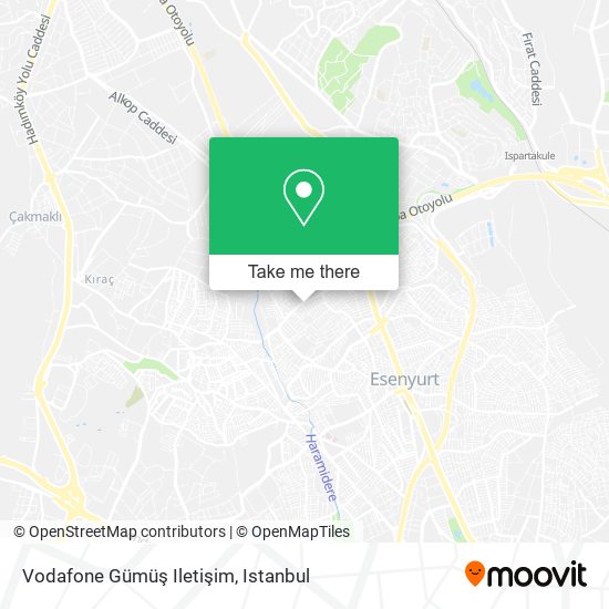 Vodafone Gümüş Iletişim map