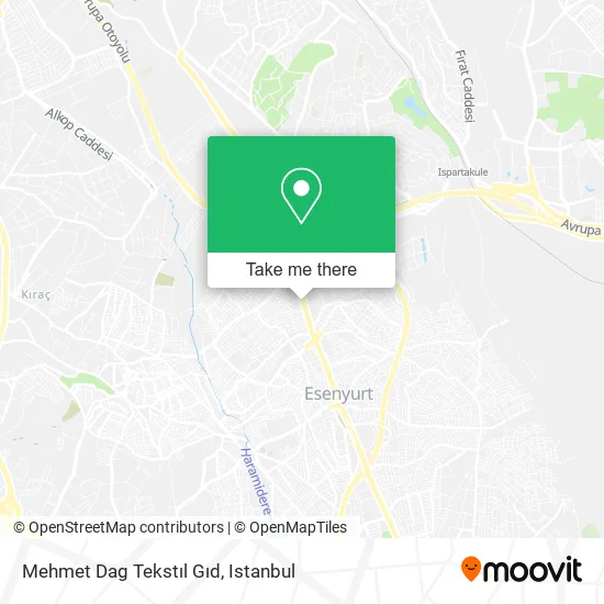 Mehmet Dag Tekstıl Gıd map