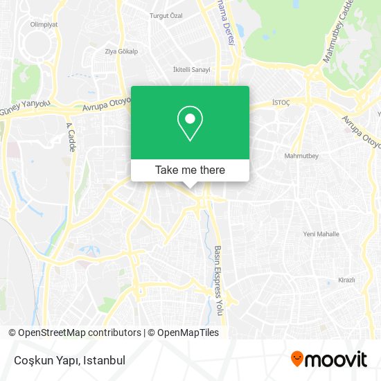 Coşkun Yapı map