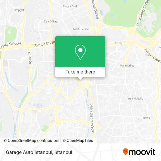 Garage Auto İstanbul map