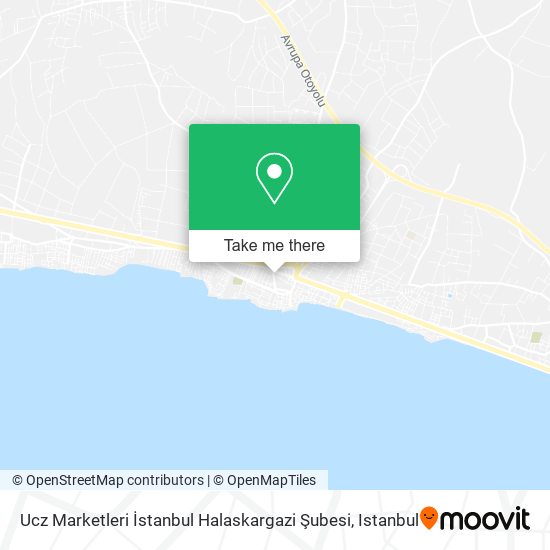 Ucz Marketleri İstanbul Halaskargazi Şubesi map
