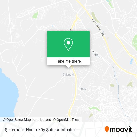 Şekerbank Hadımköy Şubesi map