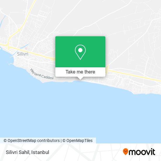 Silivri Sahil map