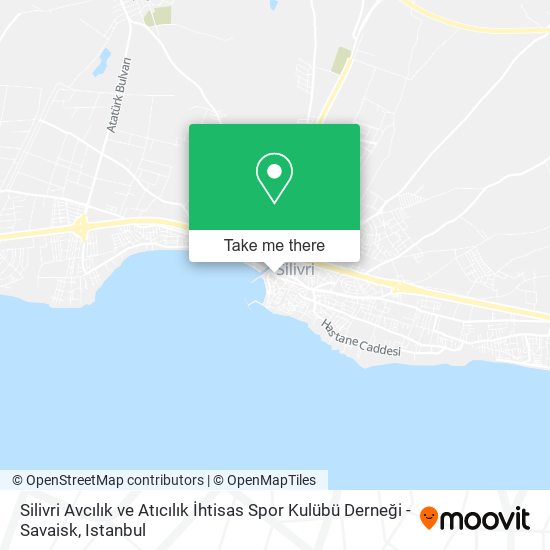 Silivri Avcılık ve Atıcılık İhtisas Spor Kulübü Derneği - Savaisk map