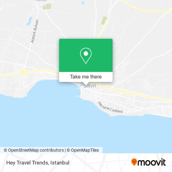 Hey Travel Trends map