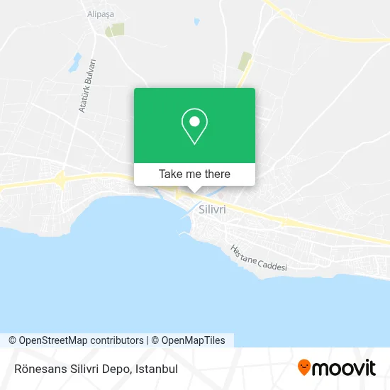 Rönesans Silivri Depo map