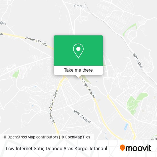 Lcw İnternet Satış Deposu Aras Kargo map