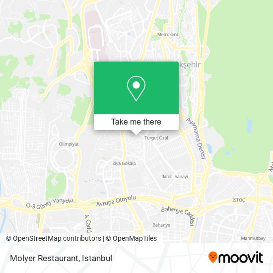 Molyer Restaurant map