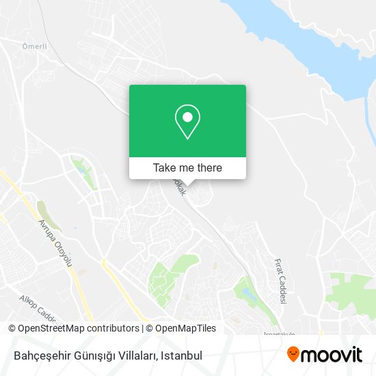 Bahçeşehir Günışığı Villaları map