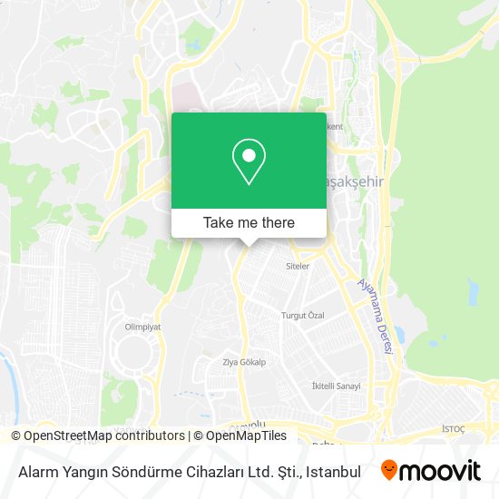 Alarm Yangın Söndürme Cihazları Ltd. Şti. map