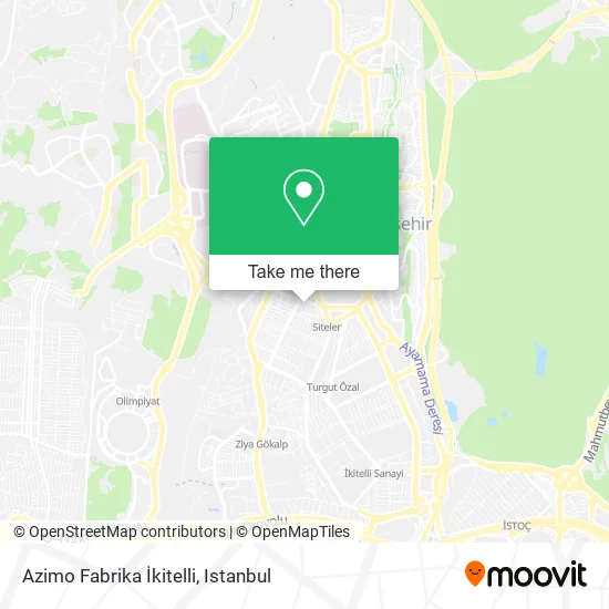 Azimo Fabrika İkitelli map
