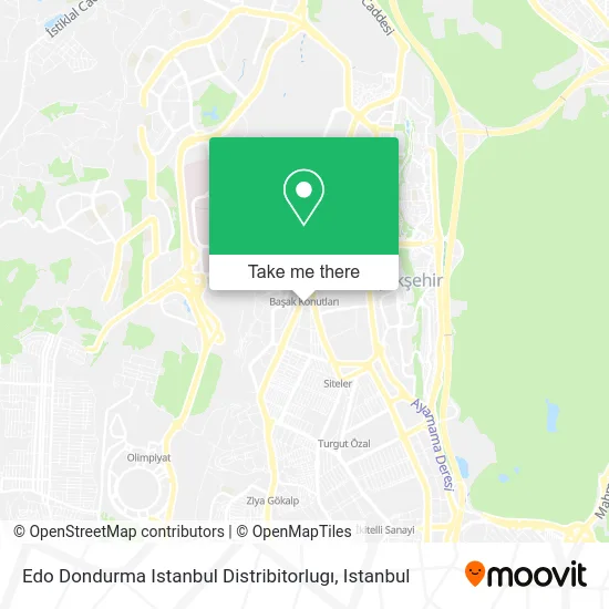 Edo Dondurma Istanbul Distribitorlugı map