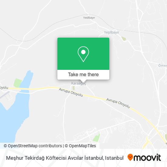 Meşhur Tekirdağ Köftecisi Avcılar İstanbul map