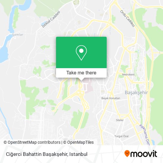 Ciğerci Bahattin Başakşehir map