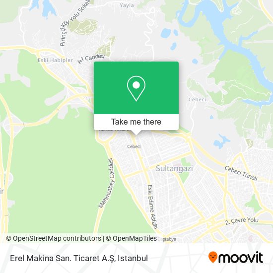 Erel Makina San. Ticaret A.Ş map