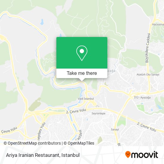 Ariya Iranian Restaurant map