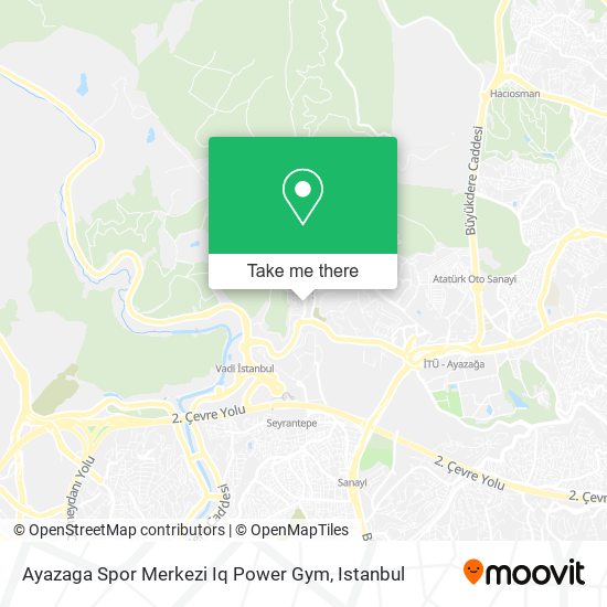 Ayazaga Spor Merkezi Iq Power Gym map