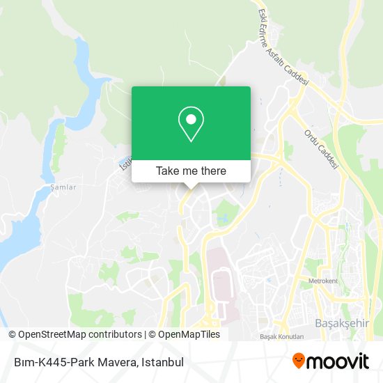 Bım-K445-Park Mavera map