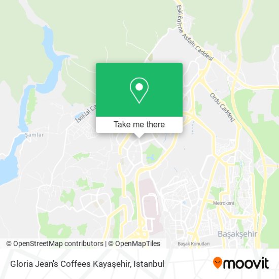 Gloria Jean's Coffees Kayaşehir map