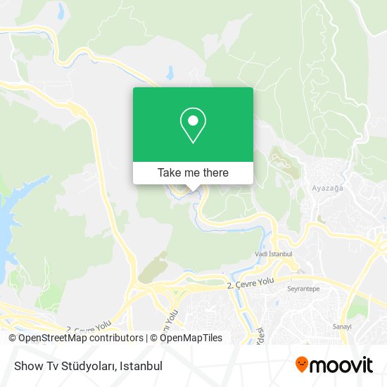 Show Tv Stüdyoları map