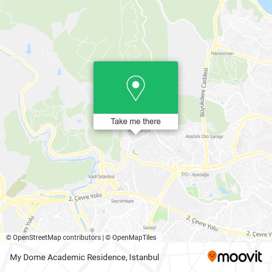 My Dome Academic Residence map