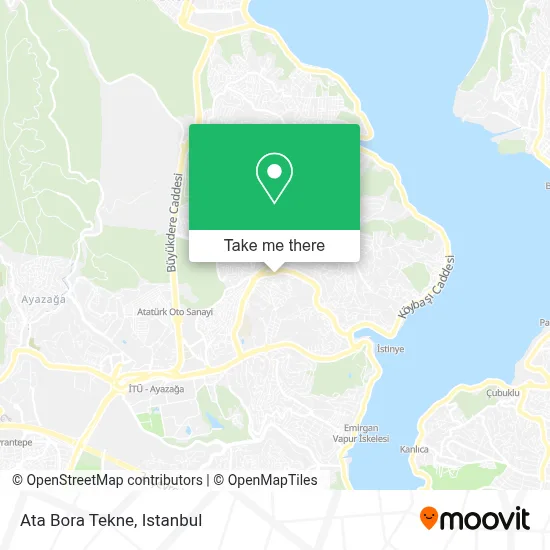 Ata Bora Tekne map