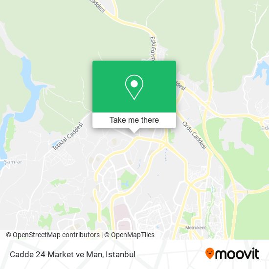 Cadde 24 Market ve Man map