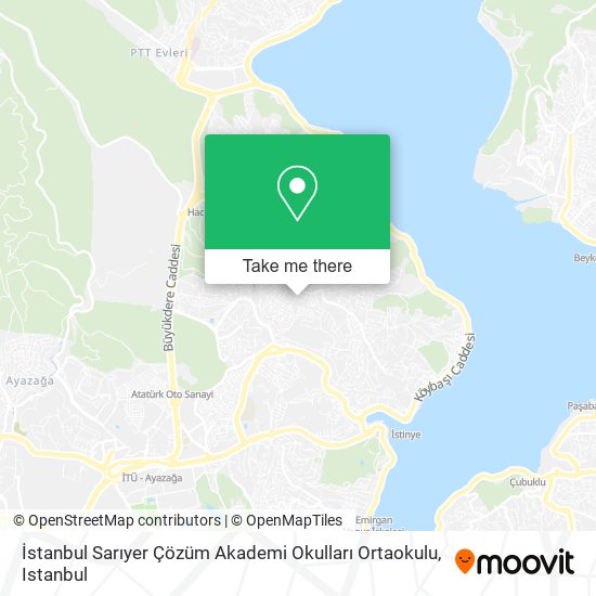 İstanbul Sarıyer Çözüm Akademi Okulları Ortaokulu map
