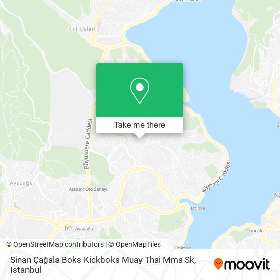 Sinan Çağala Boks Kickboks Muay Thai Mma Sk map