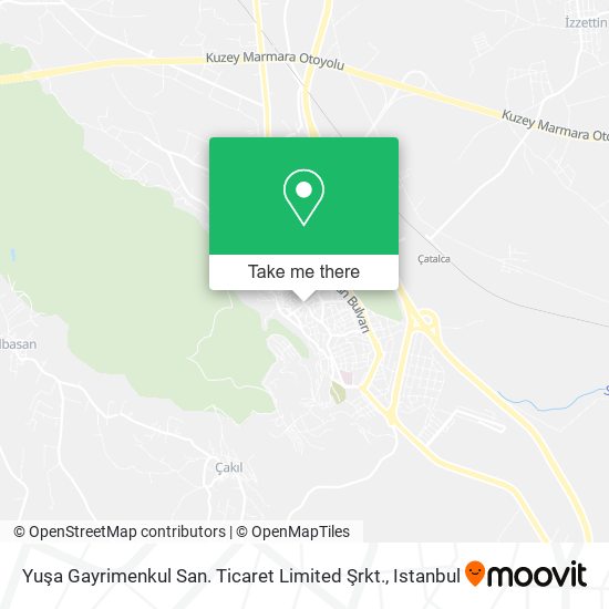 Yuşa Gayrimenkul San. Ticaret Limited Şrkt. map