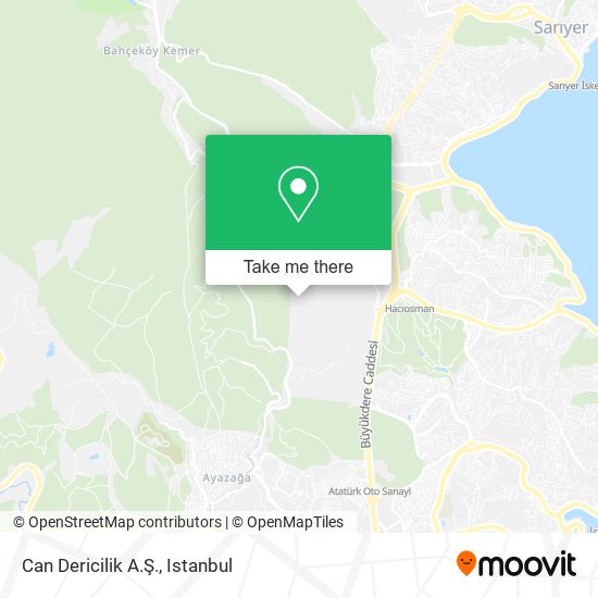 Can Dericilik A.Ş. map