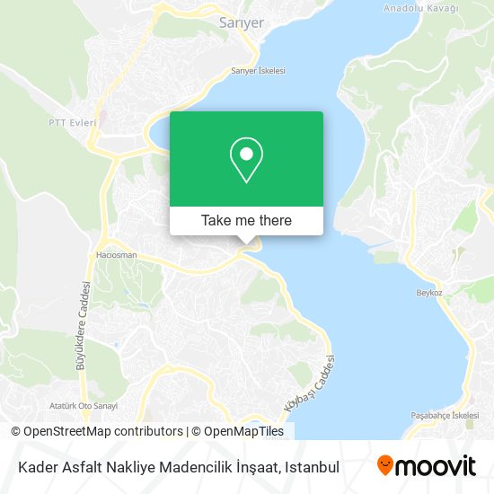 Kader Asfalt Nakliye Madencilik İnşaat map