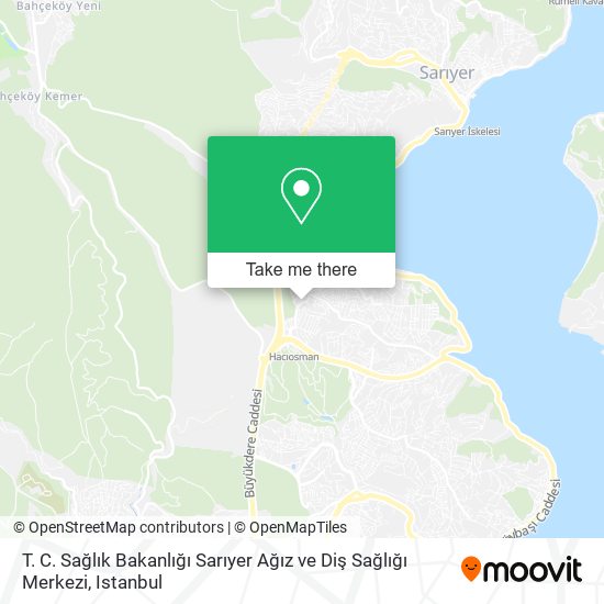 T. C. Sağlık Bakanlığı Sarıyer Ağız ve Diş Sağlığı Merkezi map