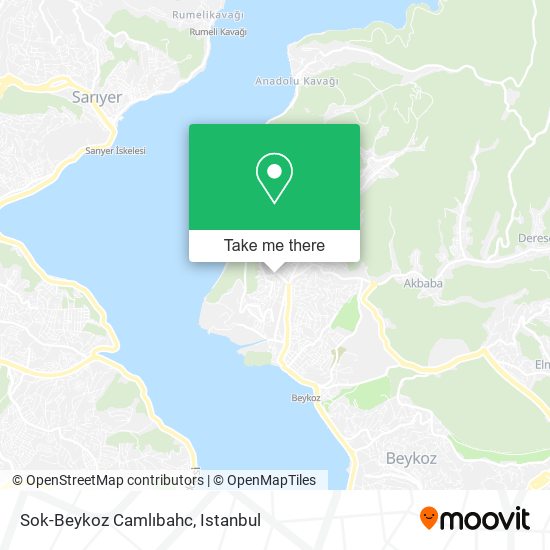 Sok-Beykoz Camlıbahc map