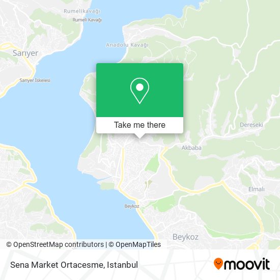 Sena Market Ortacesme map
