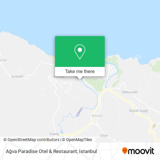 Ağva Paradise Otel & Restaurant map
