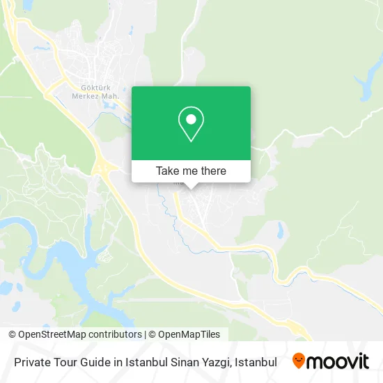 Private Tour Guide in Istanbul Sinan Yazgi map