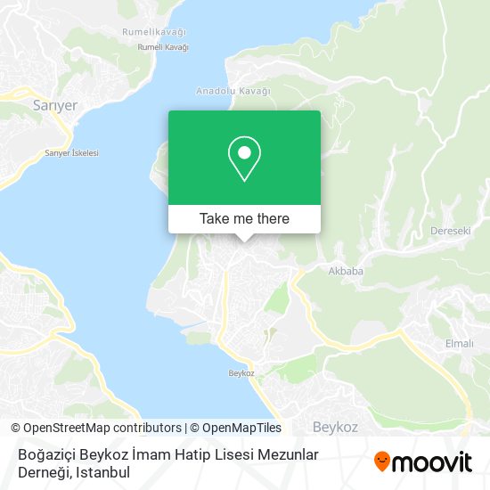 Boğaziçi Beykoz İmam Hatip Lisesi Mezunlar Derneği map